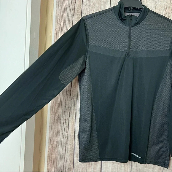Eddie Bauer 1/4 zip athletic Motion sweaters size Medium - Picture 3 of 9